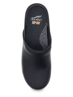 Dansko Black XP 2.0 Leather Slip-On Clog